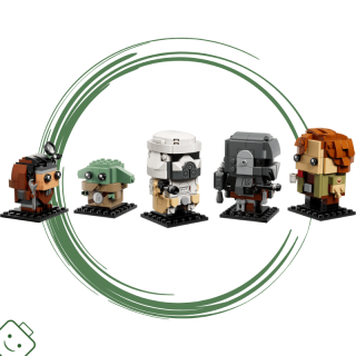 LEGO® Star Wars™ Mandalorian a Grogu: Spojenci a padouši / 40856