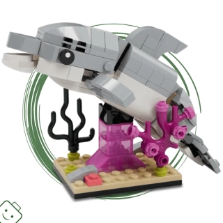 LEGO® Podstavec s mini delfínem - limitovaná edice / 5010075